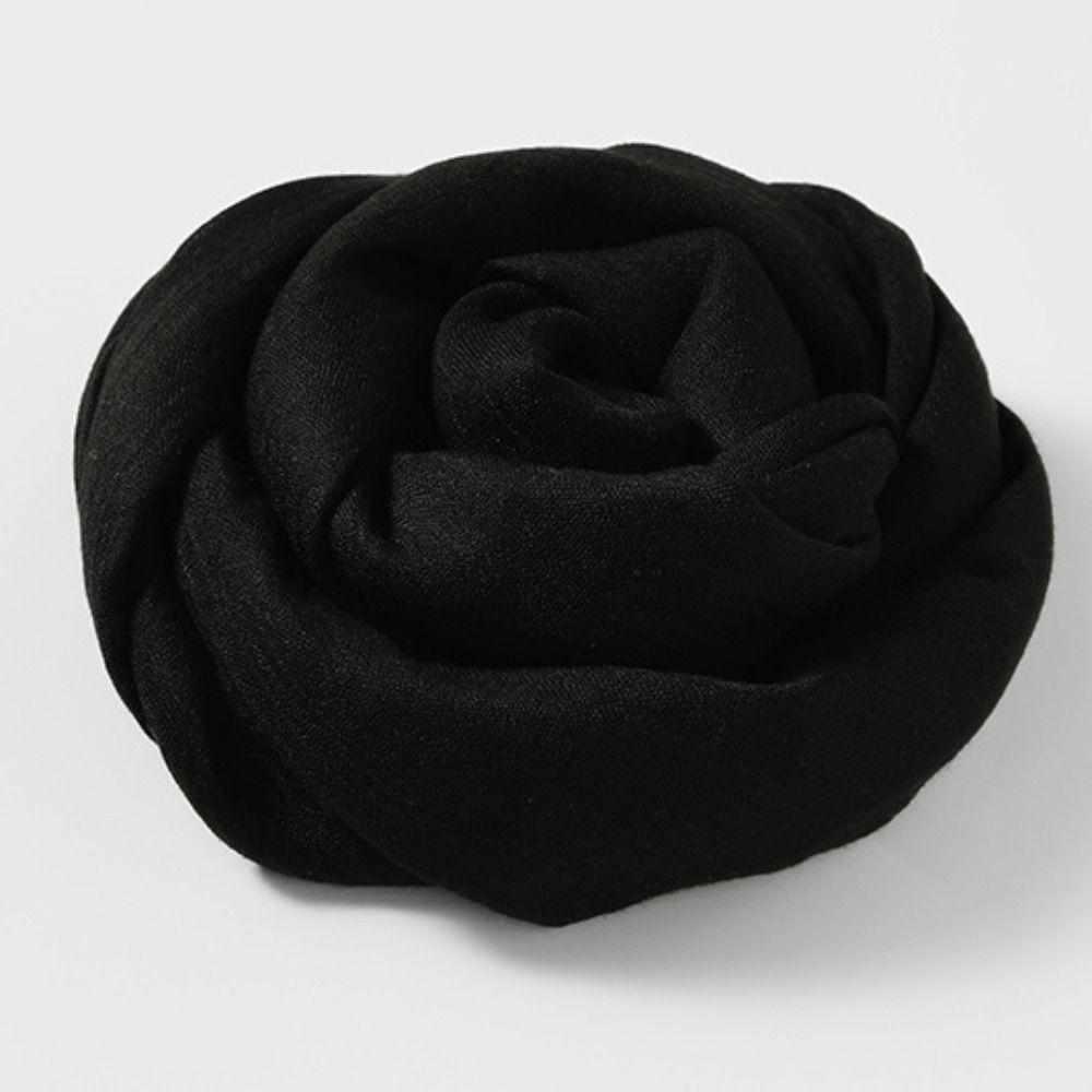 Solid Color Scarf Sun Protection Wrap Hijab Summer Pashmina Women Men