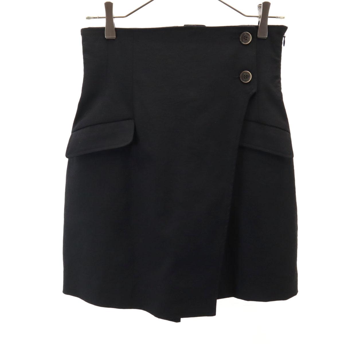 

Шорты с запахом из смесового льна Lily Brown 1 черный Женские Б/у