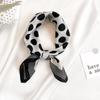 New Korean Fashion Polka Dot Small Silk Scarf Women's Fashion Foreign Style Scarf Mulberry Silk Scarf Professional Scarf Women