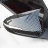 2X Carbon Fiber Car Rearview Mirror Cover Side Door Mirror Shell Decoration Trim for Hyundai Elantra AD 2016 2017 2018