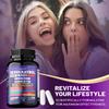 Buporai Resveratrol Supplement, containing milk thistle, berberine, green tea, blueberry, and grape seed extract, suitable for adults.