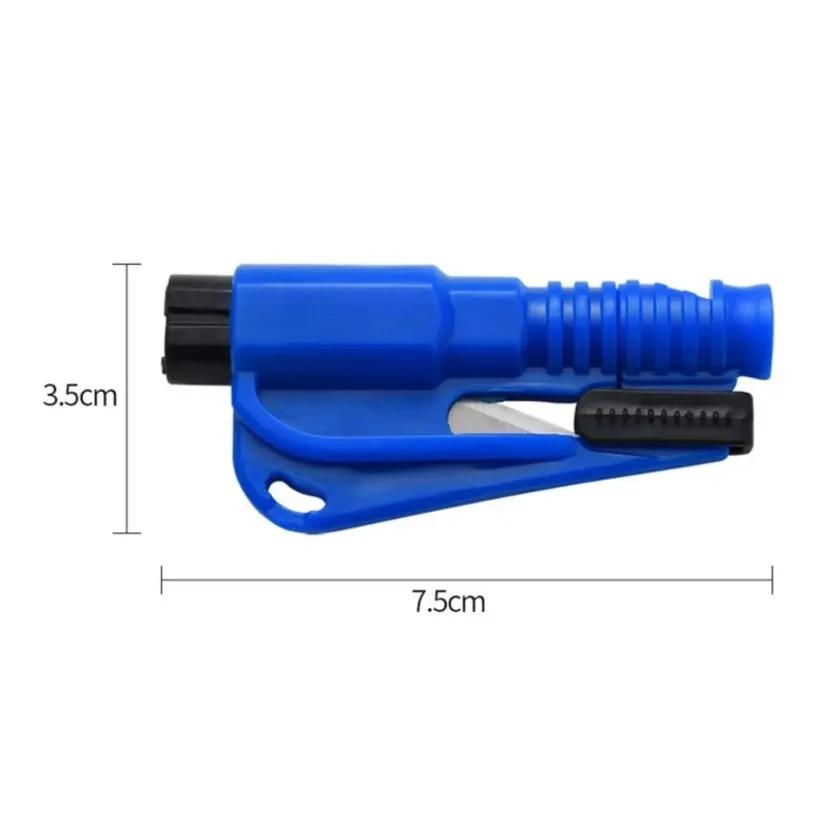 Mini Safety Hammer Keychain Escape Car Life-saving Escape Hammer Window Broken Emergency Glass Breaker For Car Buses Trucks