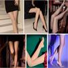 Oil Bright Shimmer Tights 360°Seamless Crotch Sheer Pantyhose Shaping  Silk Stockings  Girls