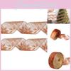 Elegant Coffee Color Christmas Decoration Ribbon Perfect For Festive Tree Ornaments