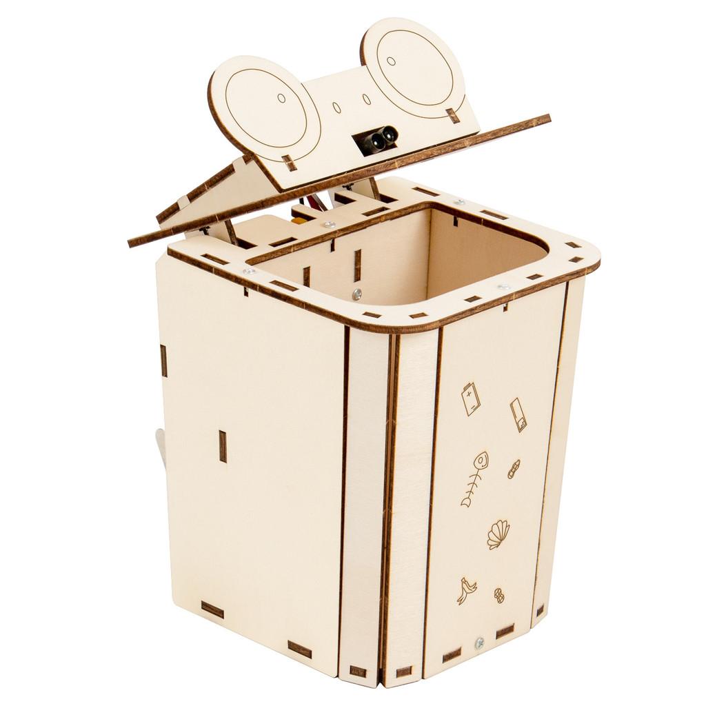 Science Diy Kids Sensor Trash Can Educational Experiment Toy Material Pack For Children