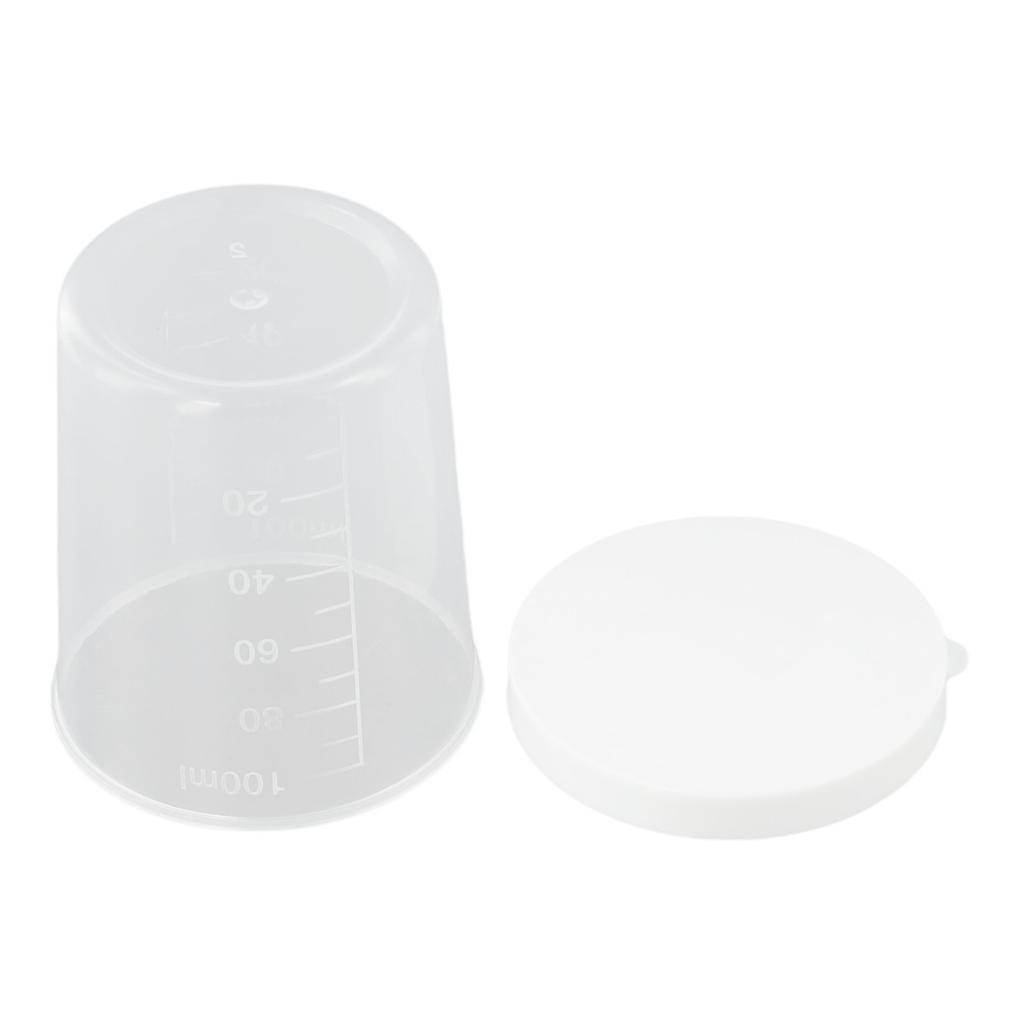 100ML Measuring Cup 10pcs 30ML 50ML Transparent With Graduated
