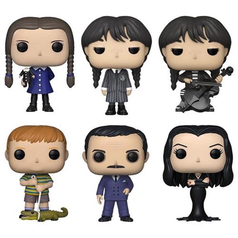 The Family Addams Pendant Toy Model Figure Keychain Girl Kid Gift