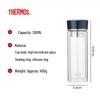 THERMOS Double Wall Borosilicate Glass Travel Mug
