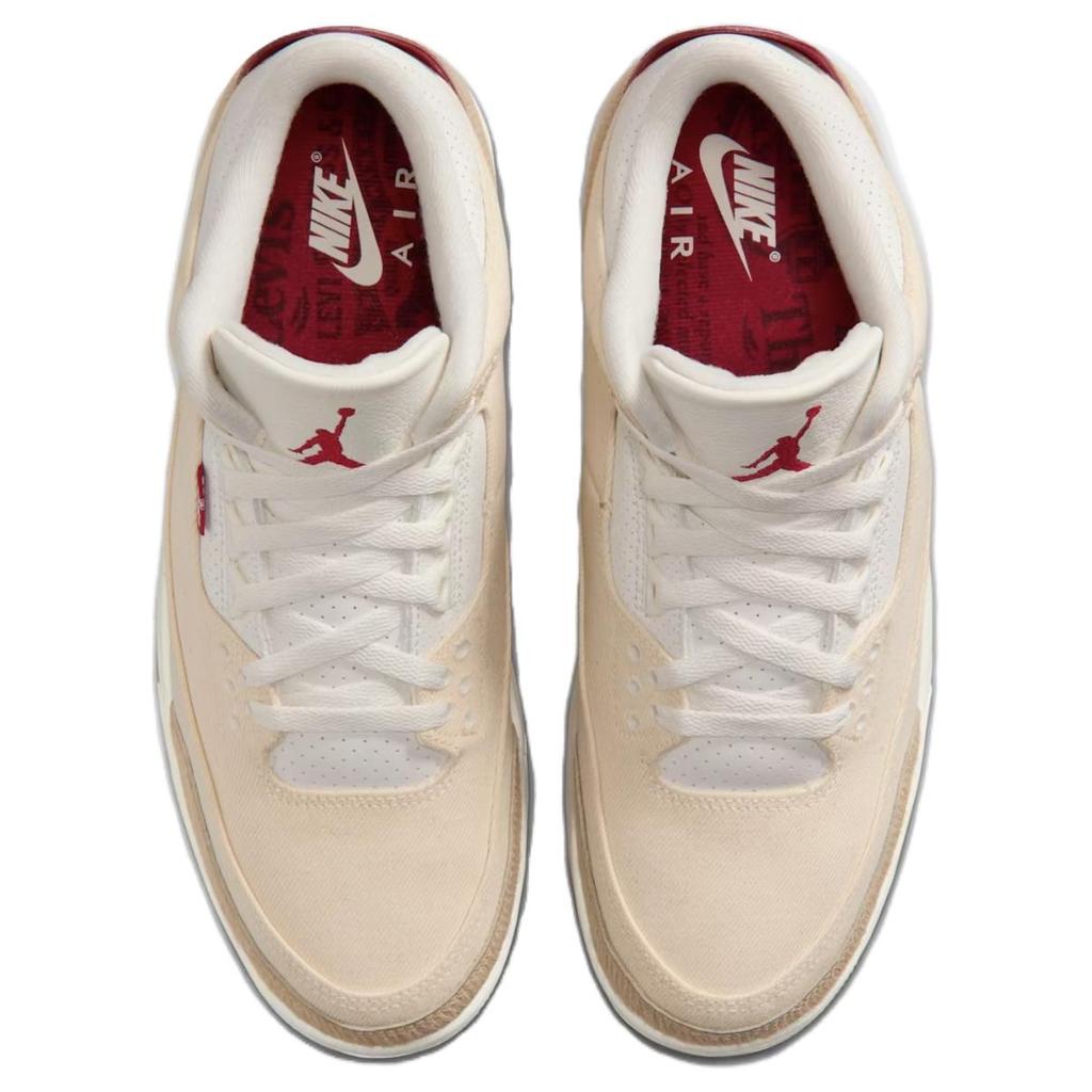 Jordan Air Jordan 3 Vintage Basketball Shoes Men's Beige Red IR0910-400