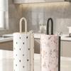 Stable Base Paper Towel Holder Non-slip Easy to Tear Vertical Napkin Dispenser Multifunctional Space Saving