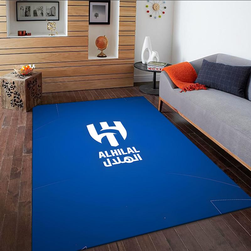 Al Hilal Crest Carpet, Kitchen Rugs, Yoga Mat, Non-Slip Mats, Rug for Bathroom, Living Room bedroom, Camping Rugs Christmas Gift