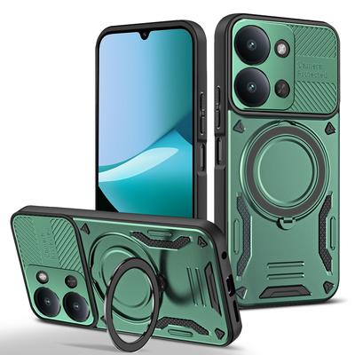 New Product Launch Military Defender Heavy Duty Bracket Case For Xiaomi Redmi 15C Shockproof Armor Bracket Cover