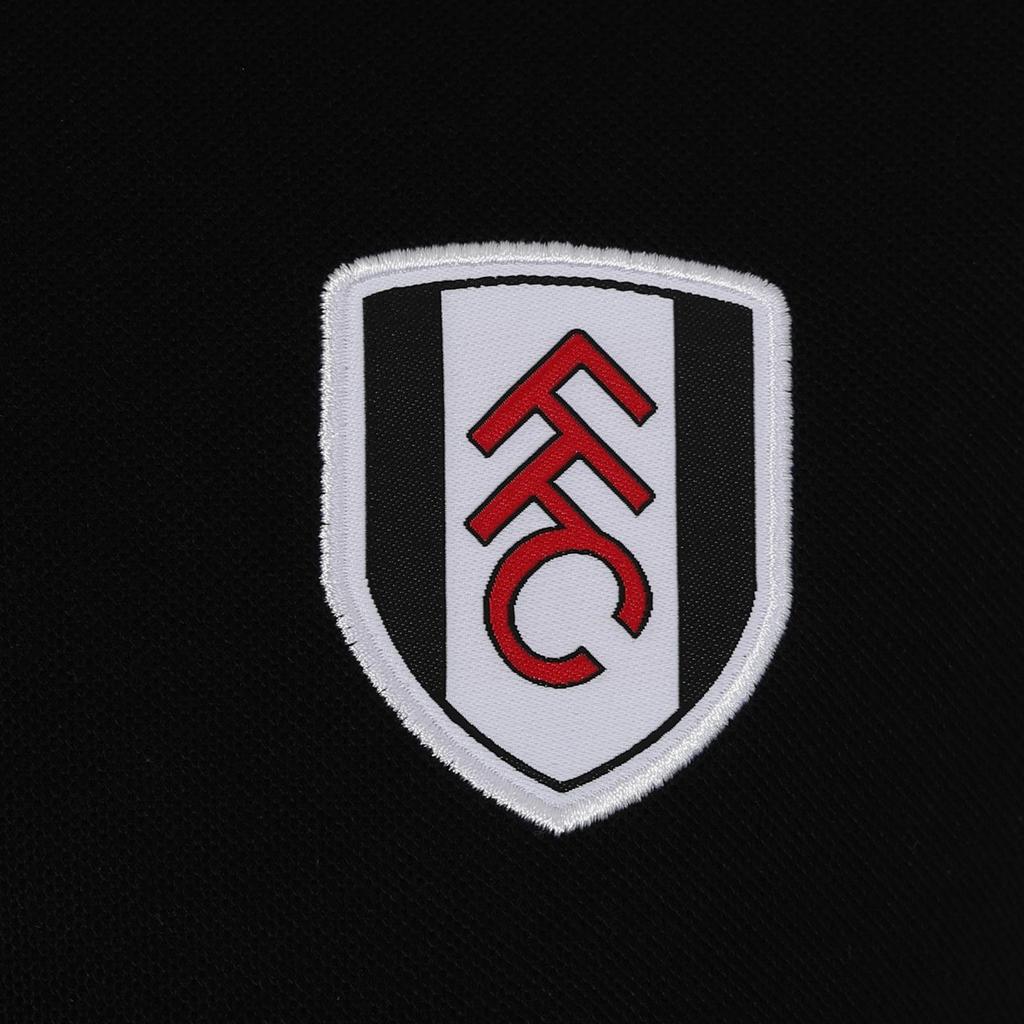 Fulham FC Mens Contrast Sleeves Polo Shirt