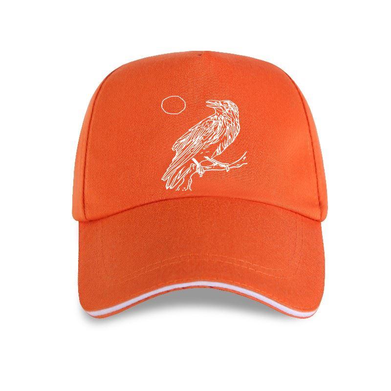 New Designing Vintage Gothic Crow Bird Baseball cap Natural Letters Novelty Adult Gents 2023
