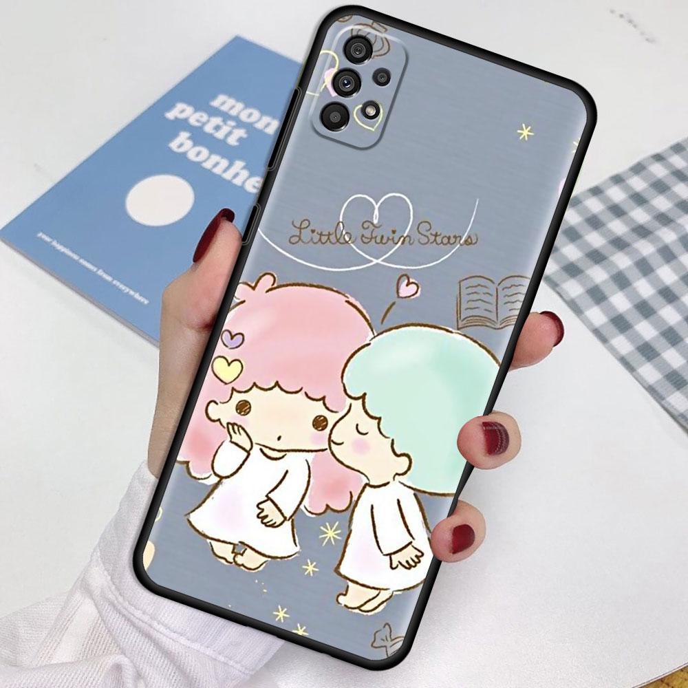 Kryt LittleTwinStars Pro Samsung Galaxy A52 A12 A51 A32 A21s A71 A32 5G A12 A22 A53 A31 A13 A72 A02s A41 A03 A04 Kryt na telefon