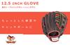 Rakuten Golden Eagles X GP Baseball Throw Glove, Softball, General, All-Around, 12.5 Inch, Black/Orange, Left-Handed