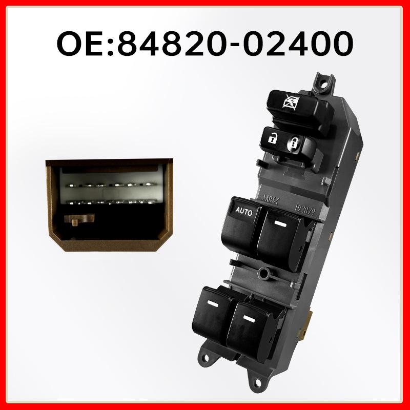 84820-02400: Front Left Driver s Side Window Regulator Switch for Toyota Vios