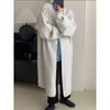 Autumn and Winter New Thickened V-neck Long Single-breasted Knitted Cardigan Women's Loose Lazy Wind Sweater Jacket Women