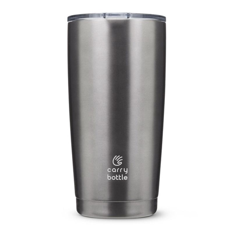 CARRY BOTTLE Standard 600ml Insulated Stainless Steel Tumbler Camping Cup Bottle with Handle
