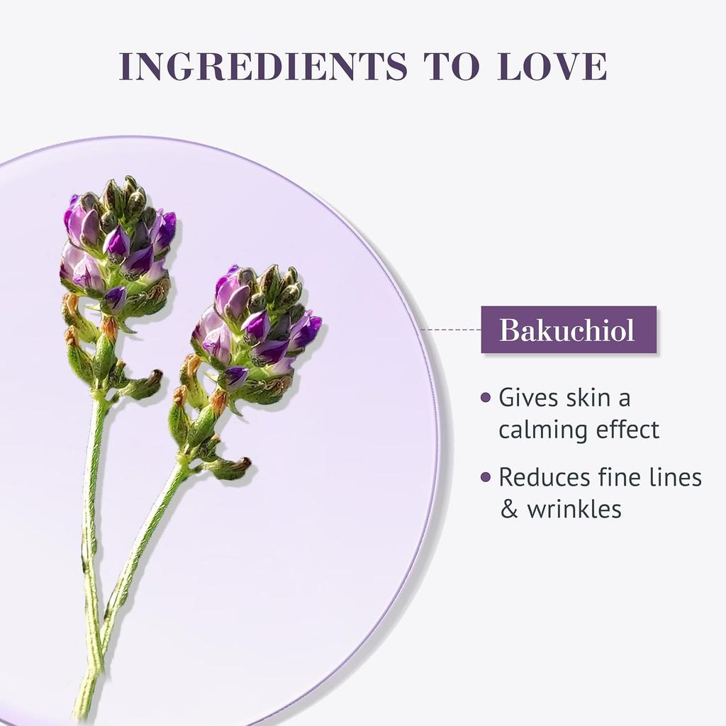 Bakuchiol Age Defying and Wrinkle Night Cream | Natural Retinol For Anti-Ageing and Un-even Skin Tone (45 g)