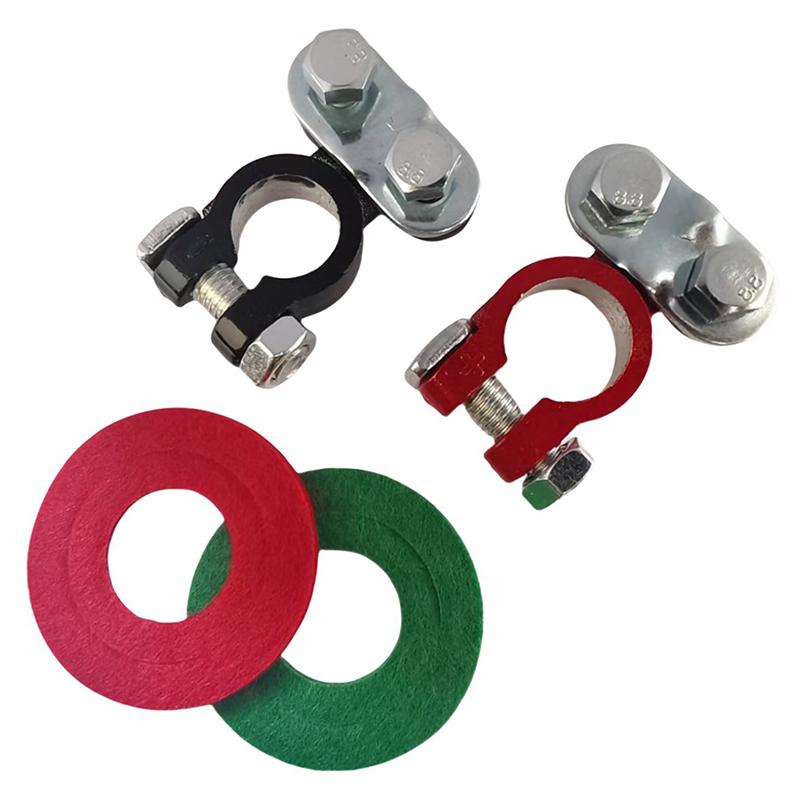 1 Set Automotive Connection Wires 8AWG Battery Terminal Post Connectors For Cars Motorcycles Ships Battery-Free Tools