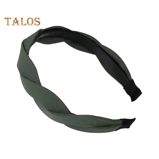 

Плетеная повязка на голову, нескользящая, однотонная, широкая, для волос, для мытья лица, для макияжа, женские аксессуары для волос, головной убор для девочек, реквизит для фотосъемки зелёный