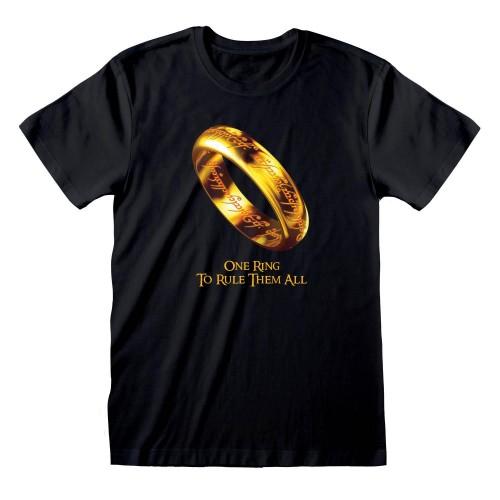 

Lord Of The Rings Unisex Adult One Ring To Rule Them All T-Shirt L