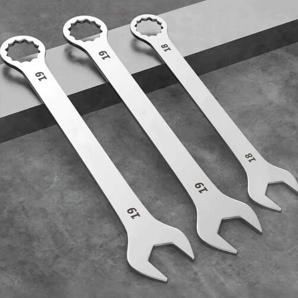 Rust-proof Wrench For Home Tool Dual-purpose Tool Open-end Wrench Easy To Carry Reduces User Fatigue Slim Profile