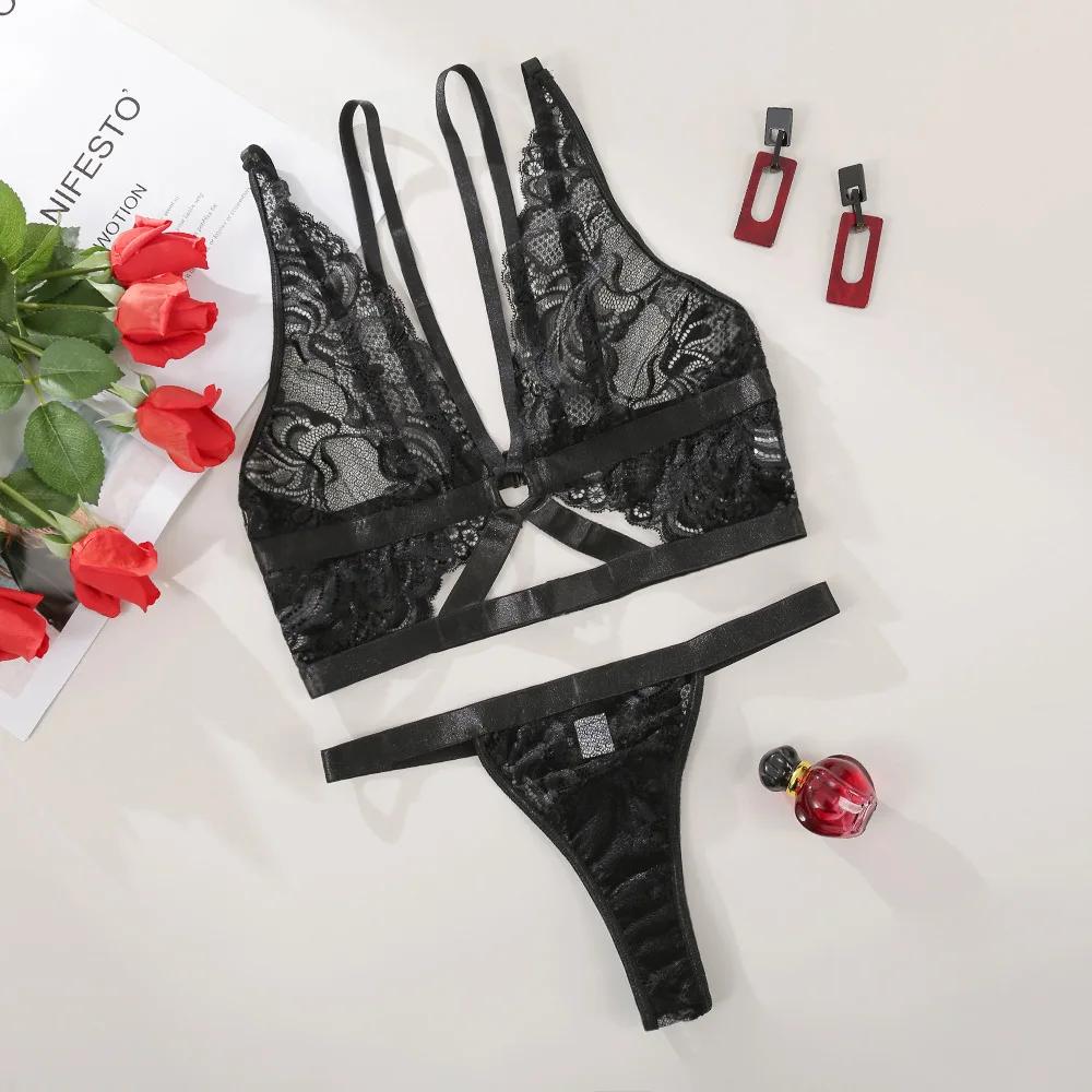 Hot Sex Women Lace See-through Babydoll Sexy Transparent Body Lingerie  Mesh Bodysuit Lingerie Teddies Mesh Women Bodysuit