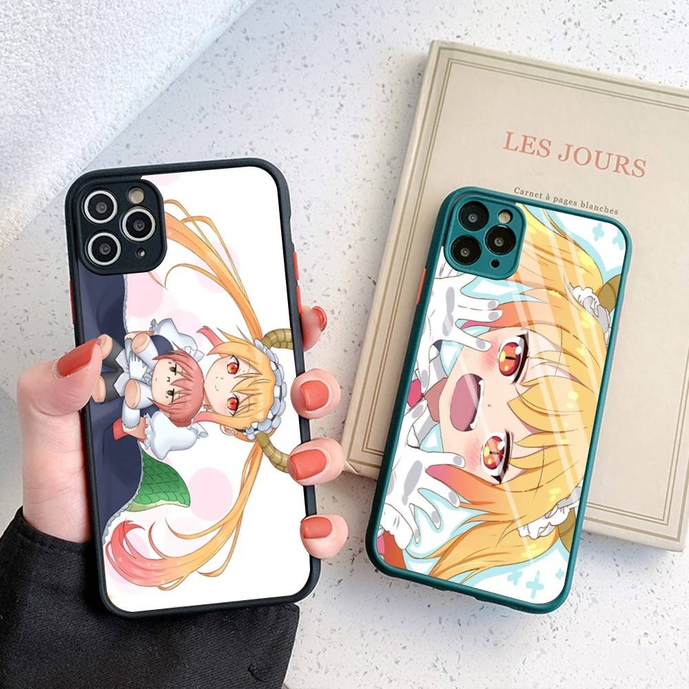 Miss Kobayashi's Dragon Maid Phone Case for iPhone 14 11 12 13 Mini Pro Max 8 7 Plus X XR XS MAX Translucent Matte Cover