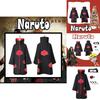 Intricate Akatsuki Cloak Kimono Uchiha Tobi Obito Cosplay Costume For Anime Enthusiasts