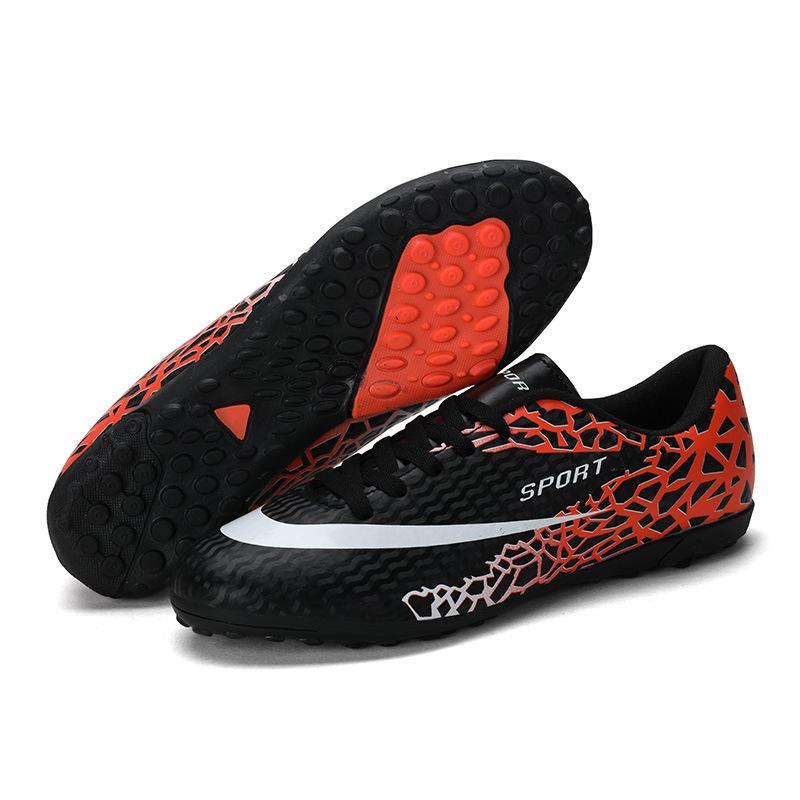 Foreign trade low-top football shoes men's professional football training shoes assassin youth spiked shoes AG spiked leather football shoes