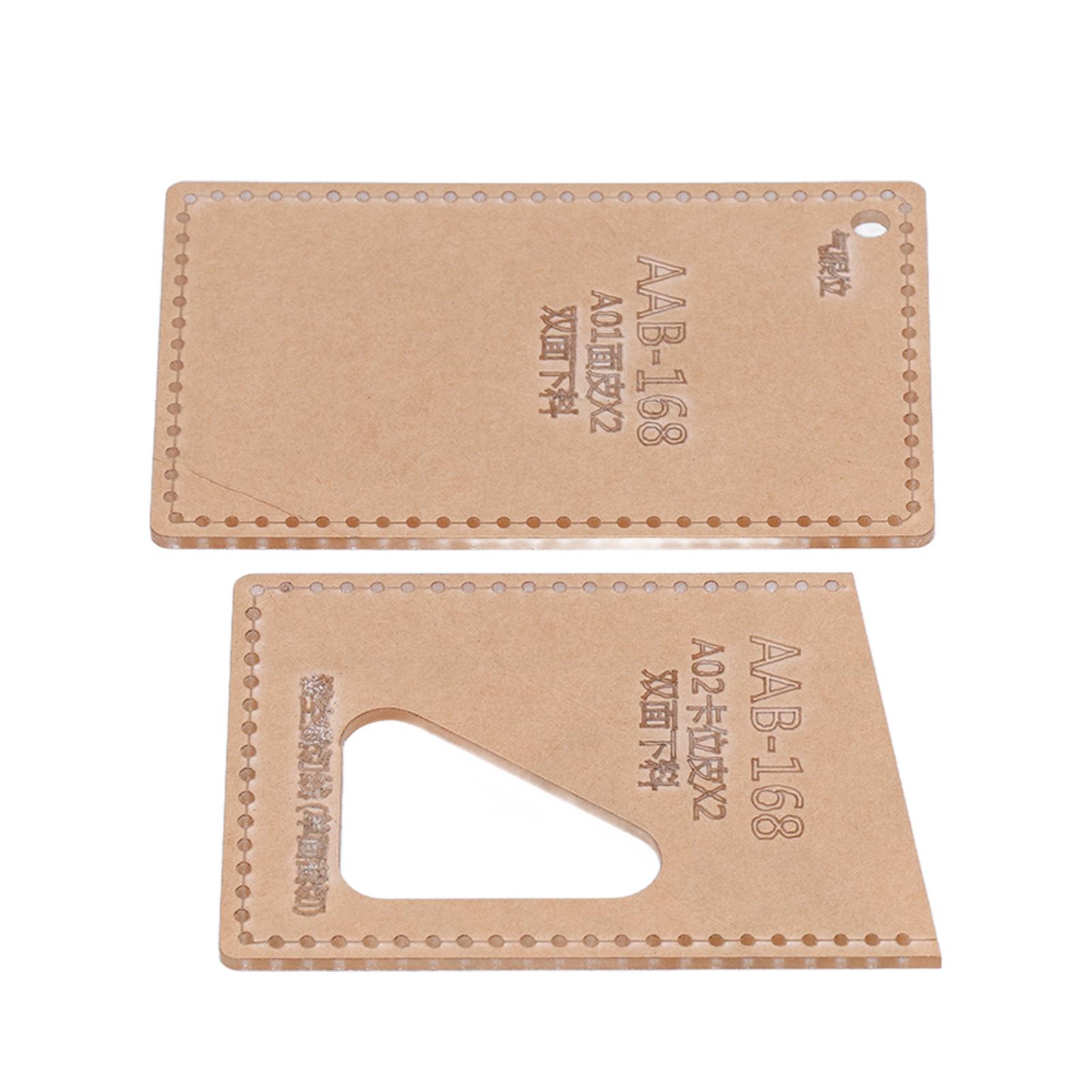 

Акриловый шаблон Сделай сам Ручная резка Бумажная сетка Шаблон Кожаный Держатель ID-карты контроля доступа