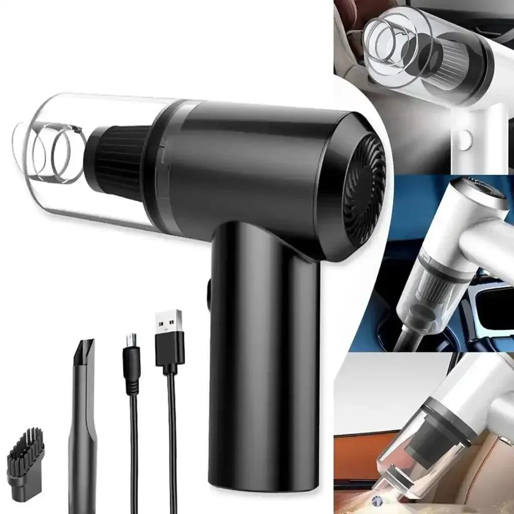 

Автомобильный беспроводной мини-пылесос высокой мощности для влажной и сухой уборки, многофункциональный, с USB-зарядкой, портативный, ручной, маленький автомобильный