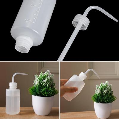 250ml/500ml Plastic Succulents Washing Alcohol Bottle Gardening Curved Mouth Watering Can