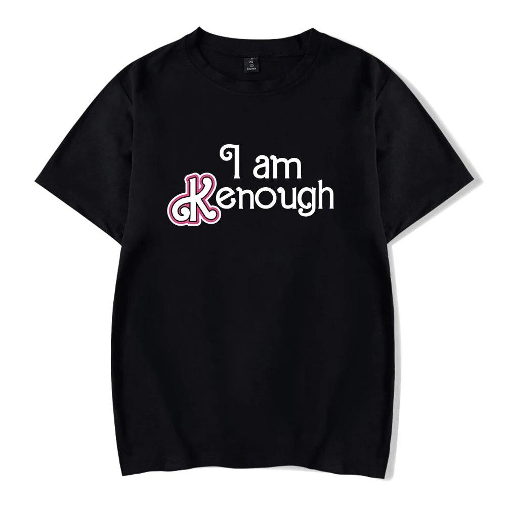 I Am Kenough Merch T-shirt Fashion Crewneck Short Sleeve Tee Unisex Women's Tshirt 2023 New Movie Funny Clothes Unisex