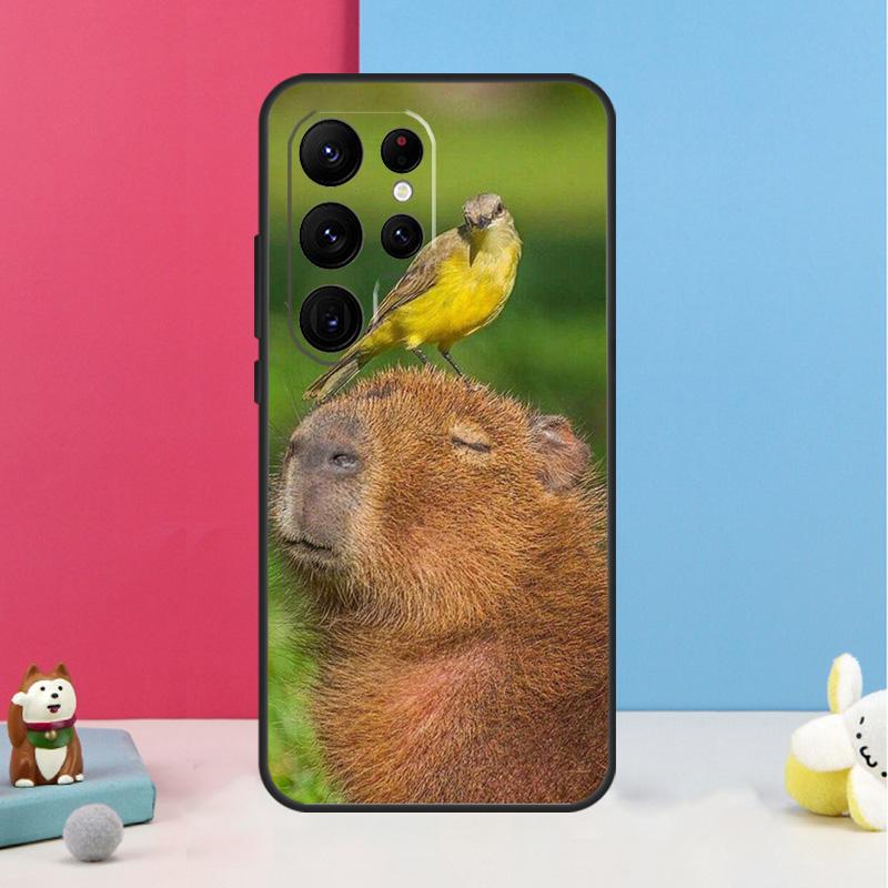 Lustige Capybara Hülle Für Samsung Galaxy S26 S25 Ultra S20 S21 S22 S23 S24 Plus S10 S25 FE Rückabdeckung Schale