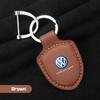 Portachiavi Portachiavi Emblema Auto in Pelle per Volkswagen VW R Rline ID.3 ID4 Polo Passat B5 B7 Golf 8 Touran Caddy GTI Portachiavi in Metallo Jb9