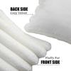 Faux Fur Pillow Covers Cozy Gentle Striped Ornamental Throw Pillow Covers Velvet Empty Pillowcase Cushion Case For Sofa Couch