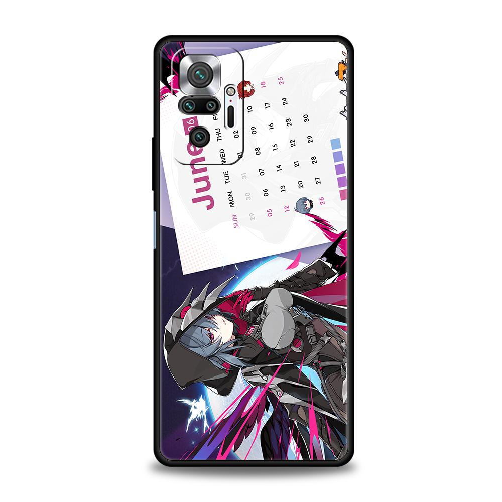 Honkai Impact 3rd Anime Game Phone Case For Xiaomi Redmi Note 12 5G 10C 10 11 9 8 Pro Plus 9S 7 8T 9T 9A 8A 9C K40 Gaming Cover
