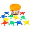 12Pcs Jumping Frogs Retro Anti-crack Kids Toy Finger Action  Jumping Frogs for Kids