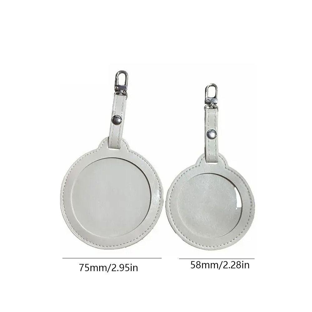 PU Badge Storage Bag Badge Display Single Badge Itabag Creative Transparent Round Bag  Children