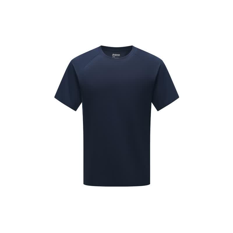 Kolumb Unisex Outdoor Moisture-Wicking Quick-Dry Jacquard Round Neck Short Sleeve T-Shirt