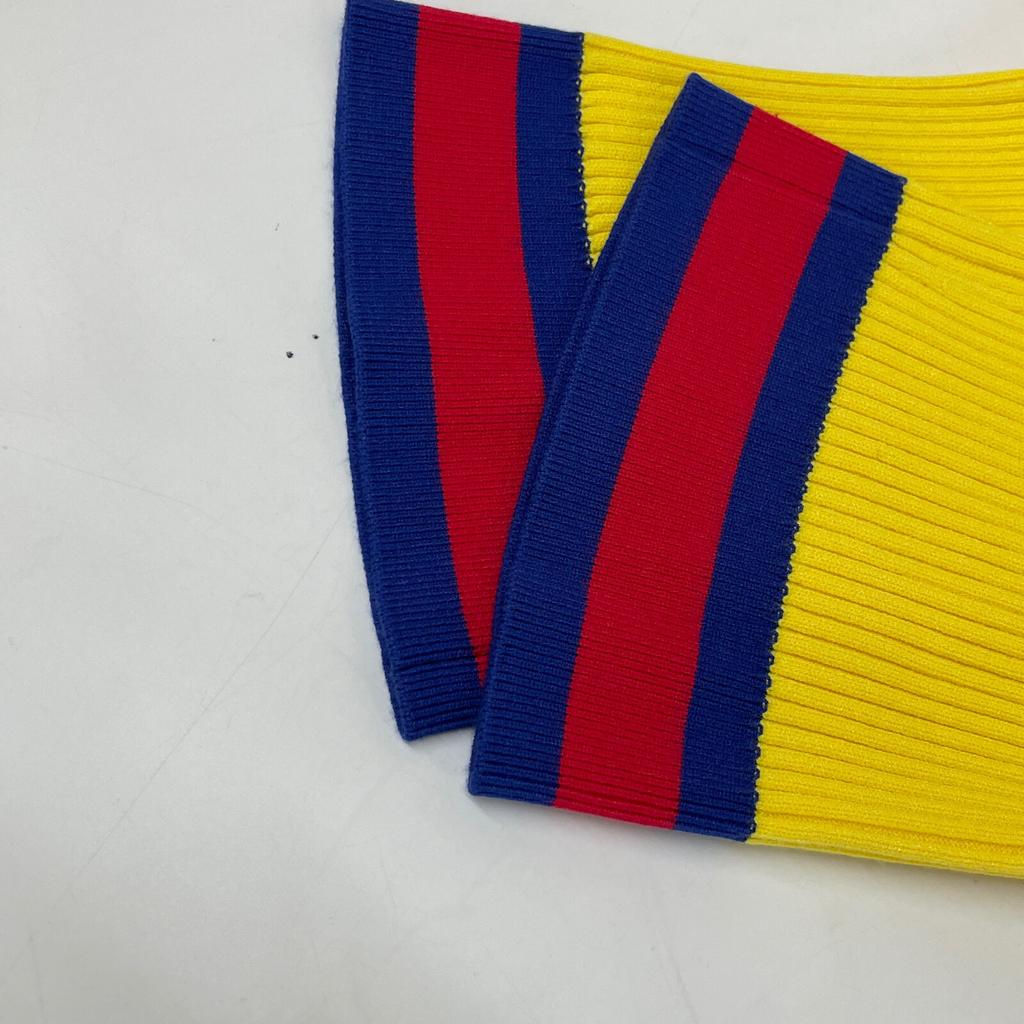 GUCCI 739825 Yellow Stretch viscose short with Web knit short pants Bottoms XS yellowUsed