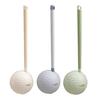 Extended Handle Toilet Brush Double-Sided Brush Head Toilet Scrubber
