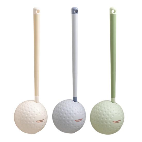 Extended Handle Toilet Brush Double-Sided Brush Head Toilet Scrubber