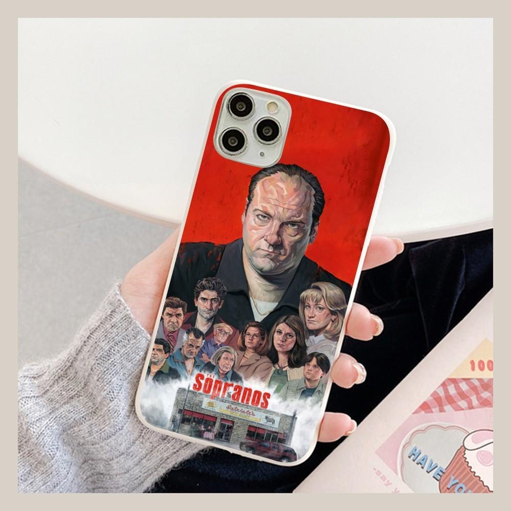 The Sopranos TV Phone Case For IPhone 14 11 12 13 Mini Pro Xs Max 8 7 6 6S Plus X XR Solid Candy Color Case