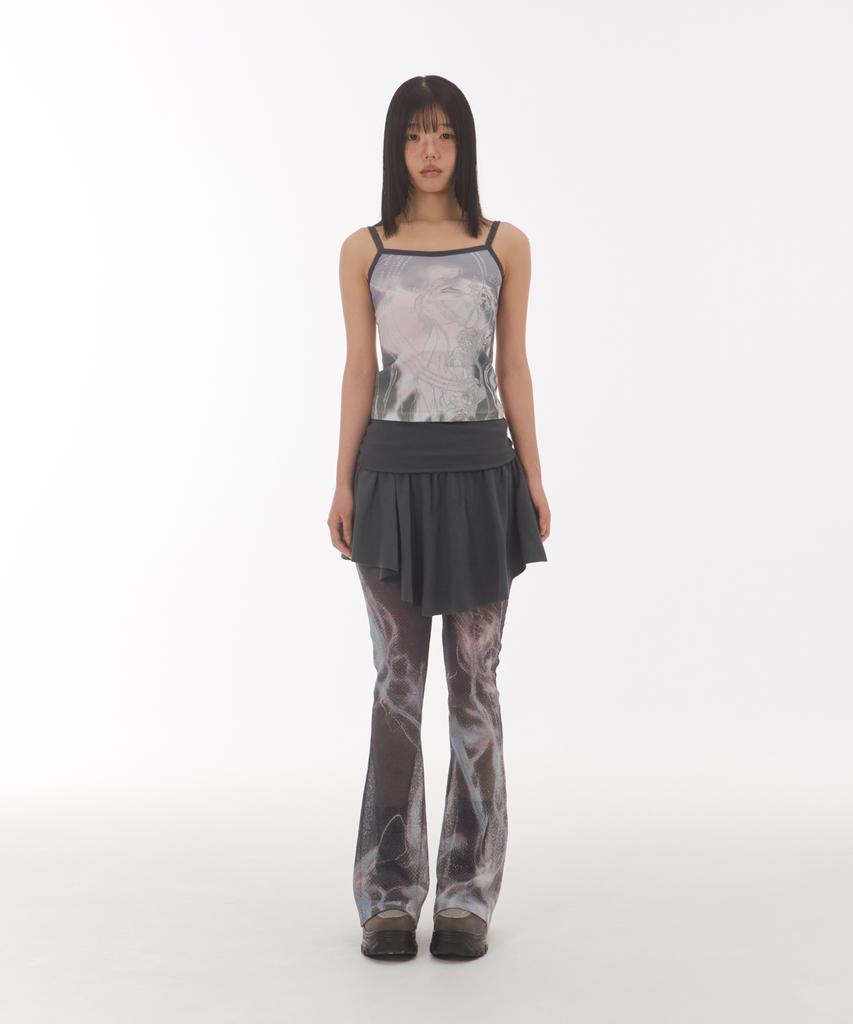 Myullib Unbalance Skirts/Navy