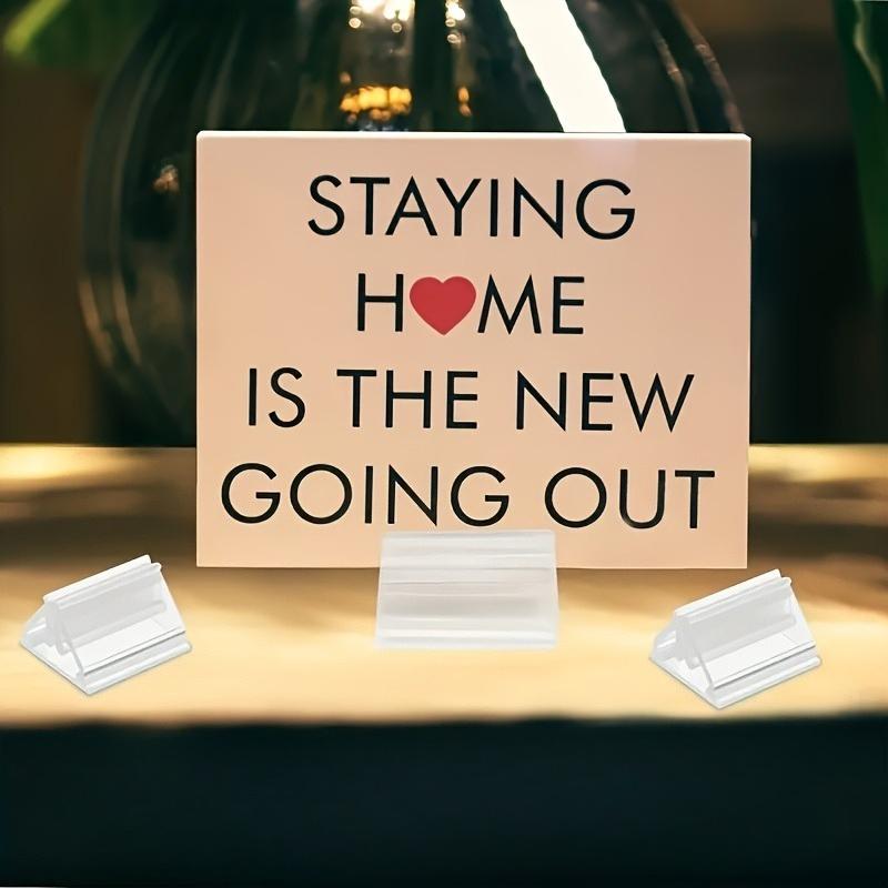 10/20 transparent card display stands, card holders, card holders, business card holders, and party seat display holders