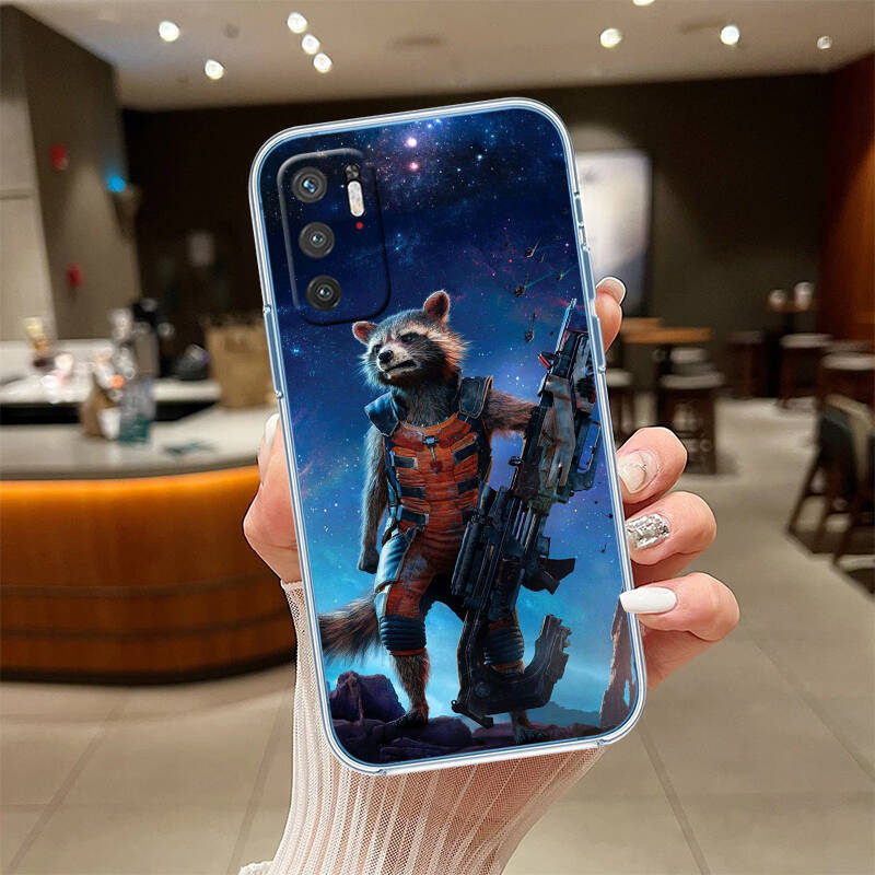 Rocket Raccoon Phone Case for Motorola Edge 20 30 S30 40 50 Fusion Lite Plus Pro Ultra Neo One Action Zoom Hyper Power Macro Vision